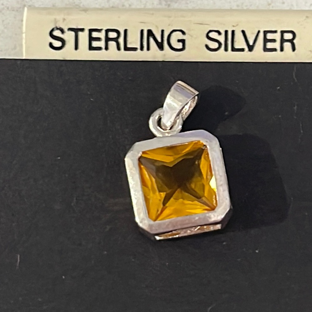 925 Yellow Charm